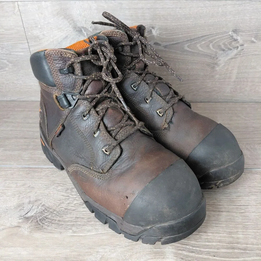 Timberland PRO Helix Boots Mens 9 Leather HD 6